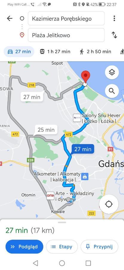 Apartamento Przytulna Kawalerka Z Ogrodem Gdansk Exterior foto